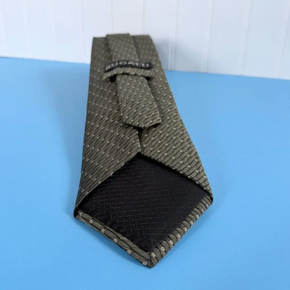 Bugatti Brown Textured Silk Tie
